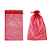 SACO ORGANZA 26X40 VERMELHO PAC C/10 - Imagem 1