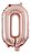 BALAO METALIZADO ROSE GOLD 40CM N.0 - Imagem 1