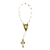MINI TERCO PEROLA COM DOURADO C/6 UND - Imagem 1