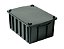 TAMPA CAIXA 61 LITROS PRETA 32X39X62 CM - Imagem 1
