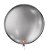 BALAO 5 METALLIC BALLOON PRATEADO C/25 UNIDADES - Imagem 1