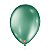 BALAO METALIC BALLOON 9 VERDE C/25 UNIDADES - Imagem 1