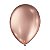 BALAO 9 METALLIC BALLOON ROSE GOLD C/25 UNIDADES - Imagem 1
