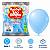 BALAO CANDY COLORS BEXIGA FESTA N°5 AZUL C/25 UNIDADES - Imagem 4