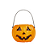 BALDE ABOBORA HALLOWEEN PEQUENO LARANJA UNIDADE - Imagem 1