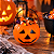 BALDE ABOBORA HALLOWEEN PEQUENO LARANJA UNIDADE - Imagem 3