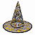 CHAPEU BRUXA HALLOWEEN PRETO UNIDADE - Imagem 1