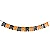 FAIXA HALLOWEEN ABOBORA LARANJA E PRETO - Imagem 1