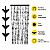 CORTINA HALLOWEEN MORCEGO 100CM X 200CM - Imagem 3