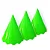 CHAPEU PAPEL LISO NEON VERDE C/8 UND - Imagem 1