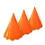 CHAPEU PAPEL LISO NEON LARANJA C/8 UND - Imagem 1