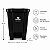 LIXEIRA 50L BLACK - LIXEIRA COM PEDAL PERFECT - Imagem 4