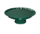 BOLEIRA REDONDA VERDE BANDEIRA 23X8CM UNIDADE - Imagem 1