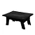 MESINHA DECORATIVA PRETA 20X14CM UNIDADE - Imagem 1