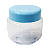 POTE JUJUBA COM TAMPA AZUL BEBE 120ML C/6 UND - Imagem 1
