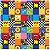 BOBINA DE PRESENTE 40CM EMOJI COLORIDA REF 355 - Imagem 1
