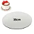 CAKE BOARD REDONDO EM MDF BRANCO N 35CM - Imagem 3