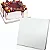 CAKE BOARD QUADRADO EM MDF BRANCO 35X35 - Imagem 3