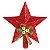 ENFEITE PONTEIRA ESTRELA VERMELHA GRANULADA - Imagem 1