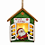 ENFEITE CASINHA DE NATAL MDF COM LED 8CM UNIDADE - Imagem 1