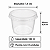 KIT POTE COM SOBRETAMPA 140ML COM 24 UNIDADES - Imagem 2
