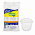 KIT POTE COM SOBRETAMPA 140ML COM 24 UNIDADES - Imagem 1
