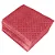 GUARDANAPO 30X31 VERMELHO C/50 UND - Imagem 2