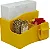PORTA GUARDANAPO MULTI USO AMARELO - Imagem 1