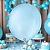 BALAO LISO 11 REDONDO AZUL BABY C/25 UNIDADES - Imagem 2