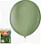 BALAO LISO 16 REDONDO VERDE EUCALIPTO C/10 UND - Imagem 1