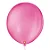 BALAO LISO 16 REDONDO ROSA SHOCK C/10 UND - Imagem 1