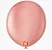 BALAO LISO 16 REDONDO ROSE C/10 UND - Imagem 1