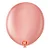 BALAO LISO 16 REDONDO ROSE C/10 UND - Imagem 1