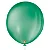 BALAO LISO 16 REDONDO VERDE FOLHA C/10 UND - Imagem 1