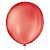 BALAO LISO 16 REDONDO VERMELHO QUENTE C/10 UND - Imagem 1