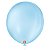 BALAO LISO 16 REDONDO AZUL BABY C/10 UND - Imagem 1