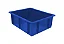 CAIXA PLASTICA AZUL 15L 1012 44X34X15 - Imagem 1