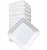 BANDEJA ISOPOR CFL001 BRANCA C/100 UND - Imagem 3