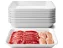 BANDEJA ISOPOR CFL001 BRANCA C/100 UND - Imagem 2