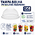 TAMPA BOLHA TPB-550 S/FURO TRANSPARENTES COM 50 UNIDADES - Imagem 2