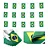 BANDEIRA BRASIL 14X21CM 12 BANDEIRAS 05 METROS - Imagem 1