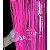 CORTINA METALIZADA ROSA NEON 2M - Imagem 1