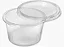 POTE COPOBRAS 500ML TRANSPARENTE COM 50 UNIDADES - Imagem 1