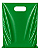 SACOLA 16X20 VERDE ALÇA VAZADA C/50 - Imagem 3