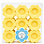 FORMINHA MIOSOTIS AMARELO CLARO C/50 UND - Imagem 1