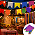BANDEIRA JUNINA 18X25 COLORIDA C/10 MTS C/20 BANDEIRINHAS - Imagem 3