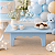 MESINHA DECORATIVA 20X14 AZUL BEBE UND - Imagem 4