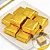 EMBALAGEM BOLO GELADO OURO BRILHANTE 20X22 C/50 UND - Imagem 1