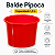 BALDE PLÁSTICO PIPOCA VERMELHO 1,5LT - Imagem 2