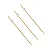 PALITO EM BAMBU PARA PETISCOS BOLINHAS PEROLADAS 12CM C/20 UND - Imagem 1